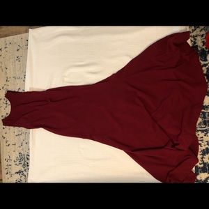 Windsor maroon gown